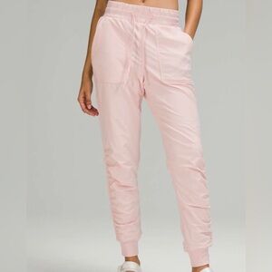 Lululemon Dance Studio Jogger Pant Size 0 Pink Cinch Hem Lightweight Swift